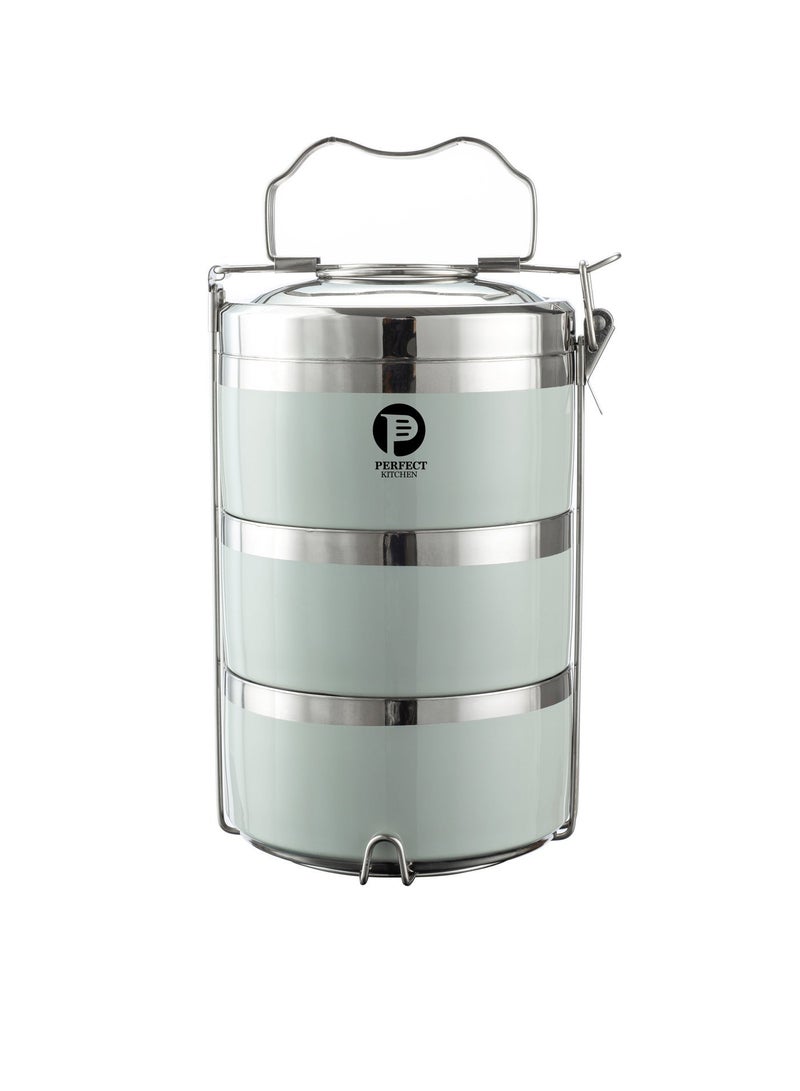 بيرفكت كيتشن "حاوية طعام معزولة من الفولاذ المقاوم للصدأ بغطاء مانع للتسرب ومقبض حمل" - Image 2